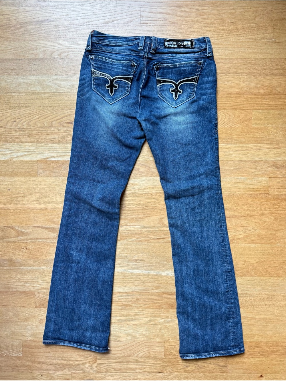Rock Revival Medium Blue Bootcut Jeans size29 - Picture 3 of 5